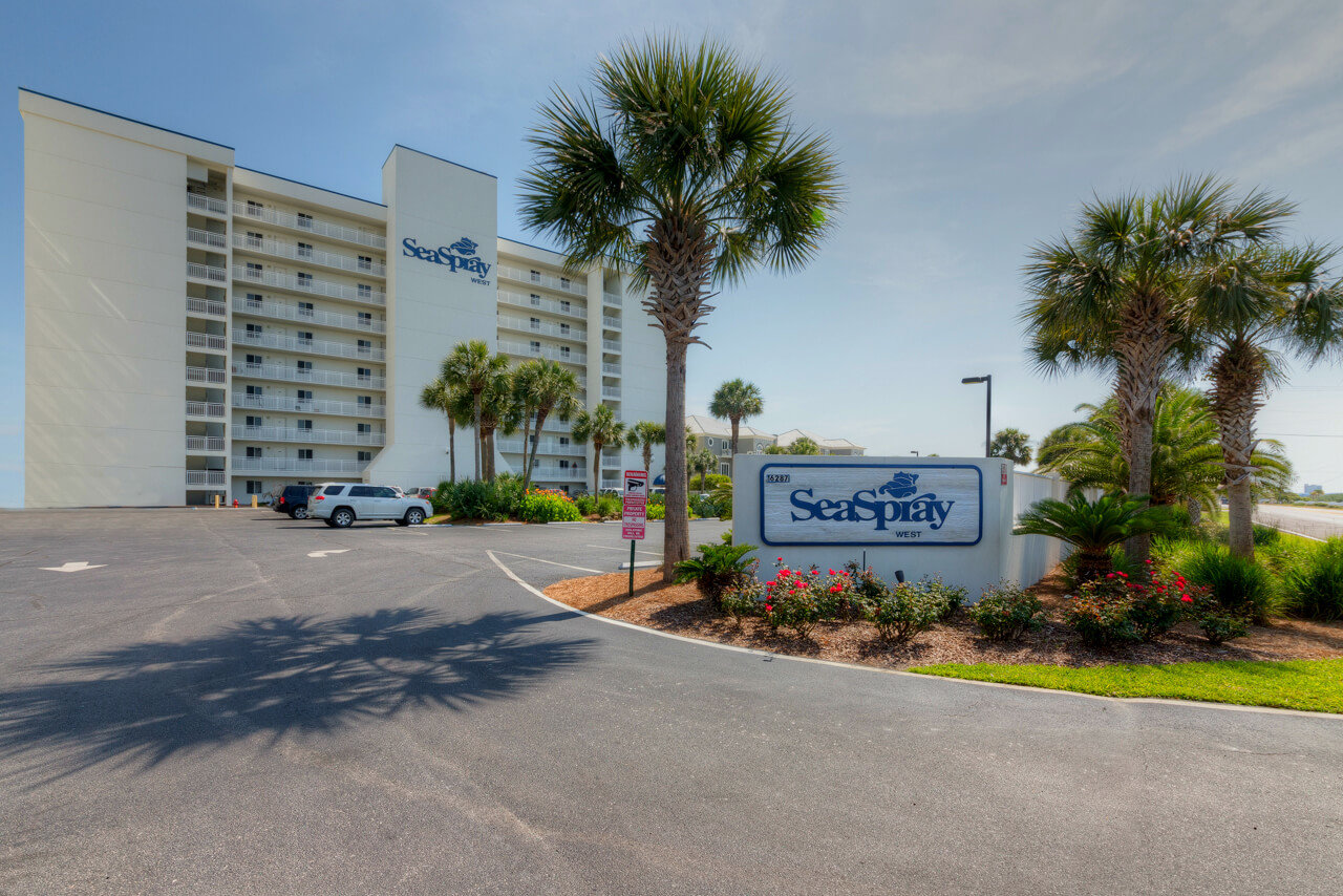 Welcome to Seaspray condos in Perdido Key with beach and boating facilities